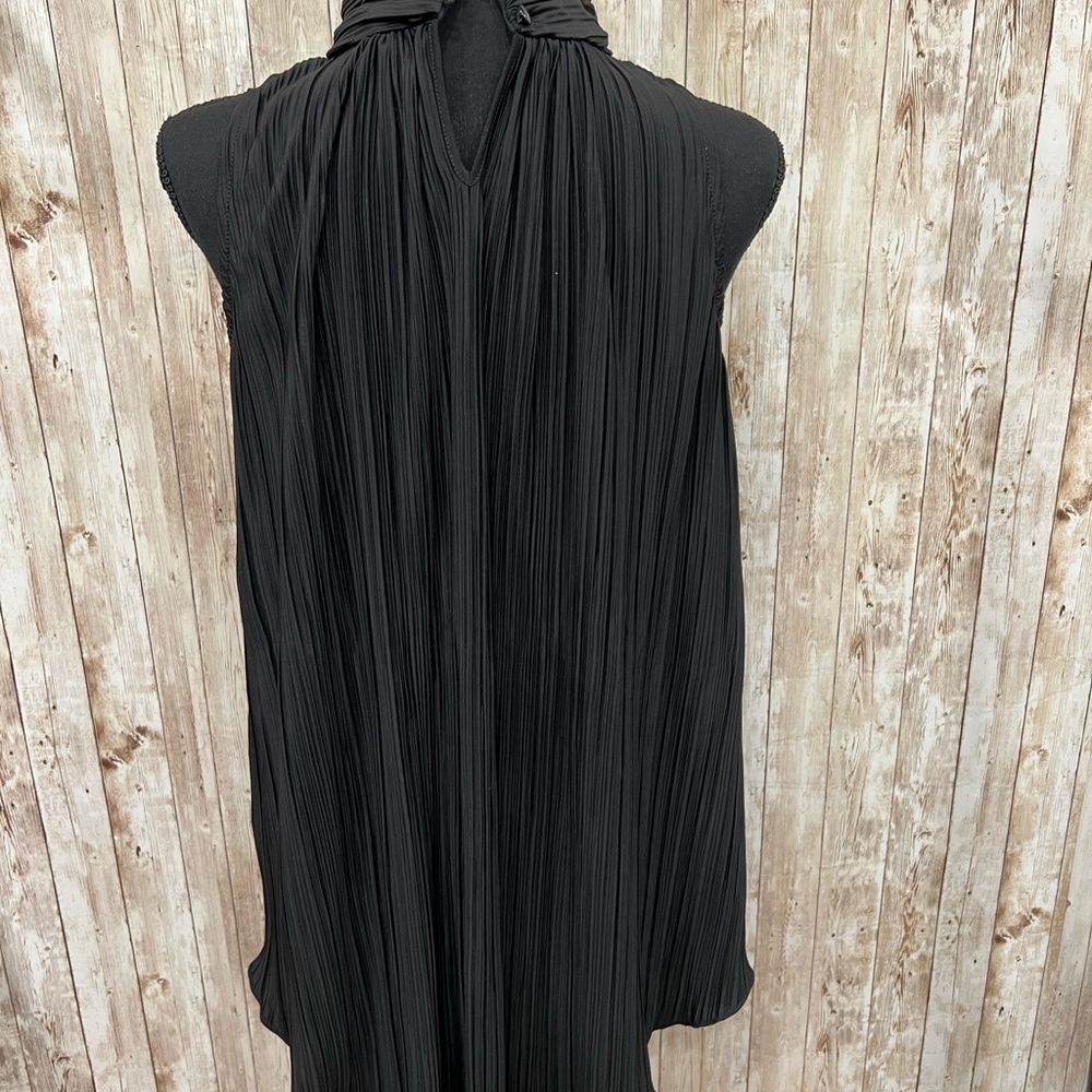 Joseph Black Pleated Blouse - Picture 3 of 5